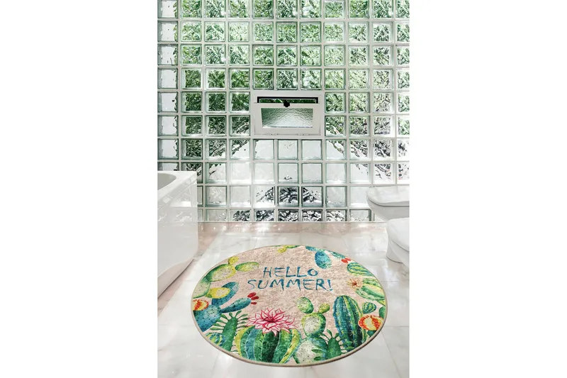 Niyanna Badematte - Flerfarget - Tekstiler & tepper - Baderomstekstiler