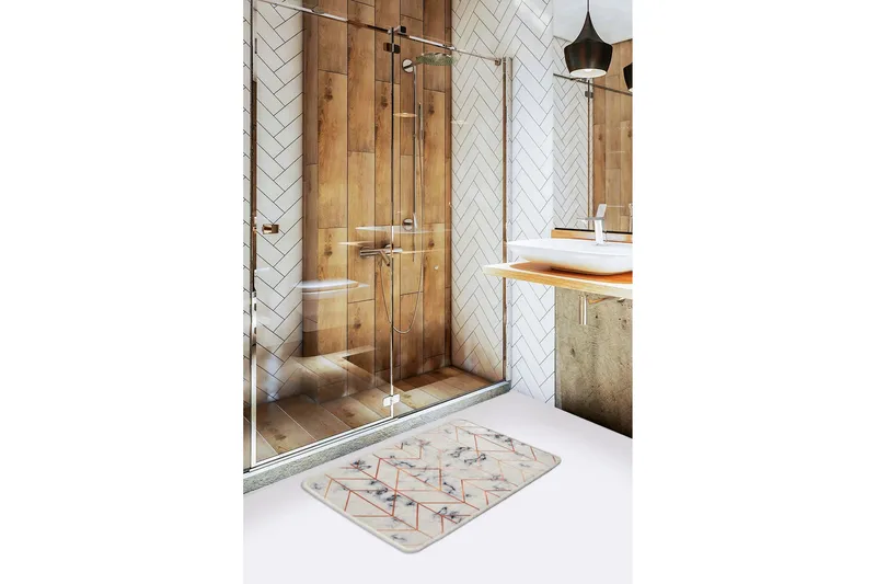 Niyanna Badematte - Flerfarget - Tekstiler & tepper - Baderomstekstiler