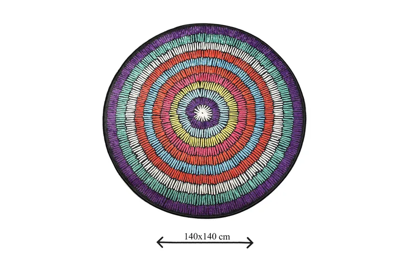 Niyanna Badematte - Flerfarget - Tekstiler & tepper - Baderomstekstiler