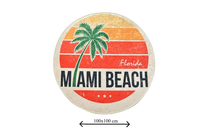 Niyanna Badematte - Flerfarget - Tekstiler & tepper - Baderomstekstiler