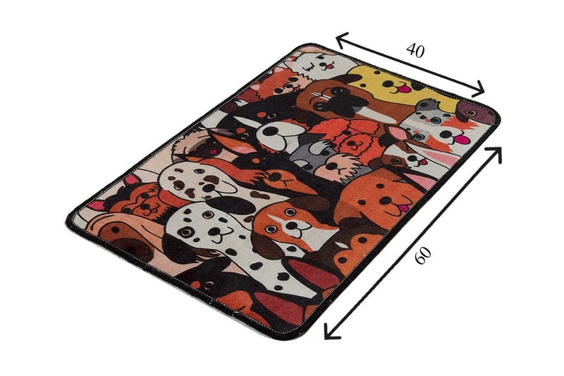 Niyanna Badematte - Flerfarget - Tekstiler & tepper - Baderomstekstiler