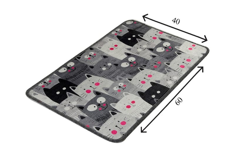 Niyanna Badematte - Flerfarget - Tekstiler & tepper - Baderomstekstiler