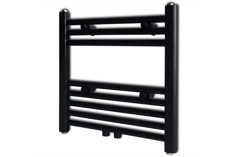 Radiator håndklestativ 480 x 480 mm svart - Svart - Baderomstekstiler - Håndklær