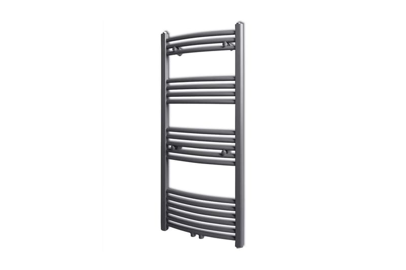 Radiator håndklestativ 500 x 1160 mm grå - Baderomstekstiler - Håndklær