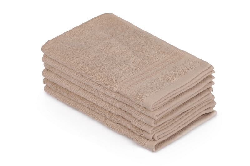 Vaskeklut Rhuddlan 6-pk - Beige - Baderomstekstiler - Håndklær