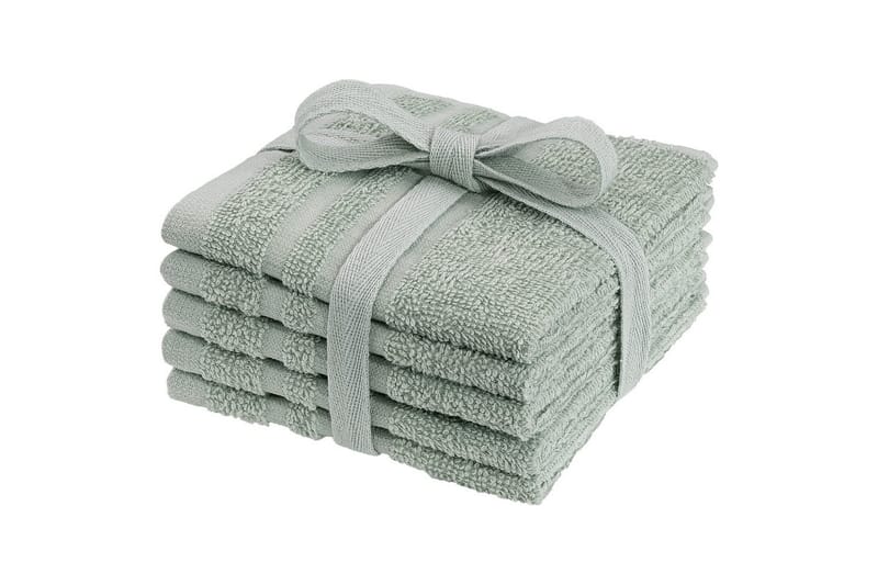 Vaskekluter Grunnleggende 25 x 25 cm - Grønn - Tekstiler & tepper - Baderomstekstiler