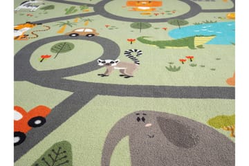 Play Barnematte 140x200 cm - Grønn - Tekstiler & tepper - Barnetekstiler - Teppe barnerom