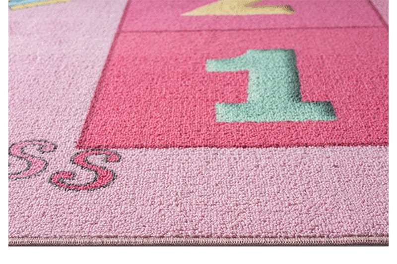 Play Barneteppe 80x150 cm - Rosa - Tekstiler & tepper - Barnetekstiler - Teppe barnerom