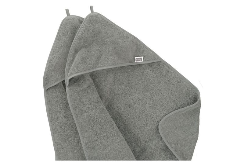 Babycape Basic 75 x 75 cm 2-Pack Grå - Tekstiler & tepper - Barnetekstiler - Sengetøy barn