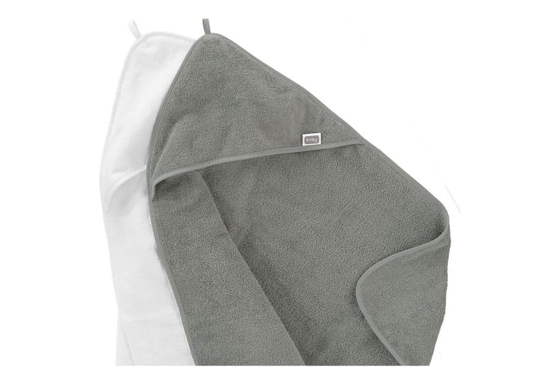Babycape Grunnleggende 75 x 75 cm 2-pack Grå - Tekstiler & tepper - Barnetekstiler - Sengetøy barn