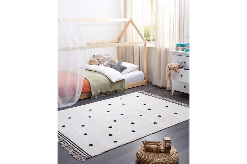 Barnematte Laza - Hvit - Tekstiler & tepper - Barnetekstiler - Teppe barnerom