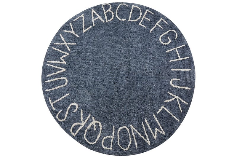 Barnematte Vurgun, Blå, Hvit