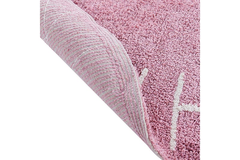 Barnematte Vurgun - Rosa, Hvit - Tekstiler & tepper - Barnetekstiler - Teppe barnerom