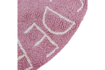 Barnematte Vurgun - Rosa, Hvit - Tekstiler & tepper - Barnetekstiler - Teppe barnerom