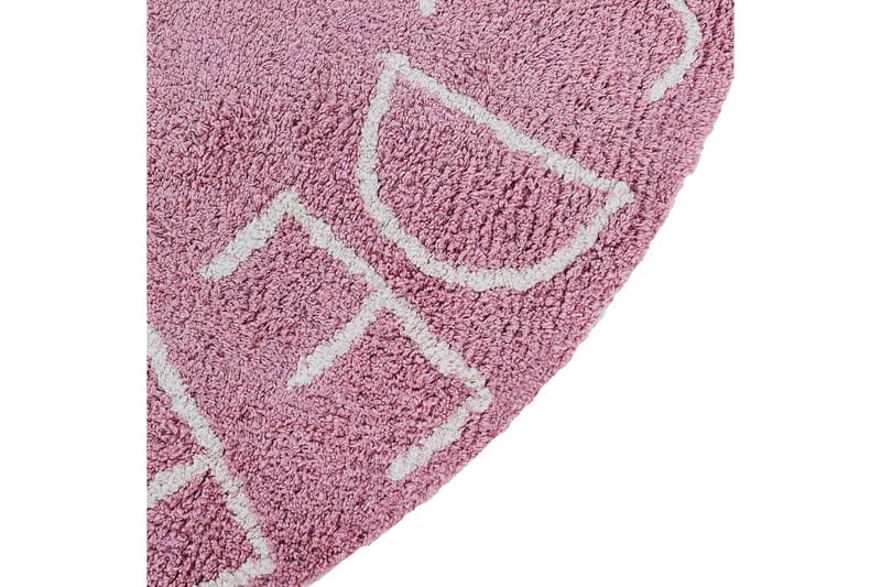 Barnematte Vurgun - Rosa, Hvit - Tekstiler & tepper - Barnetekstiler - Teppe barnerom