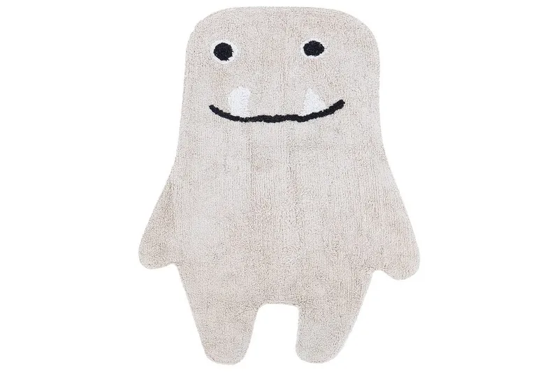 Barnmatta Beige, Svart, Vit