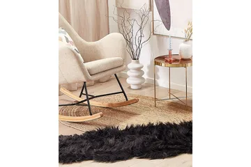 Mamungari Saueskinn 60x180 cm - Svart - Tekstiler & tepper - Teppe & matte - Skinn & pelstepper - Saueskinn