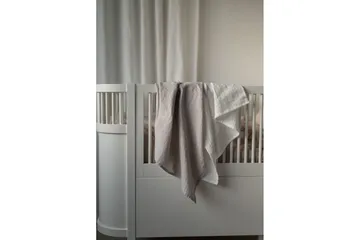 Muslinwrap 2-Pakk - Hvit/Grå (70 x 70 cm) - Tekstiler & tepper - Tepper & pledd