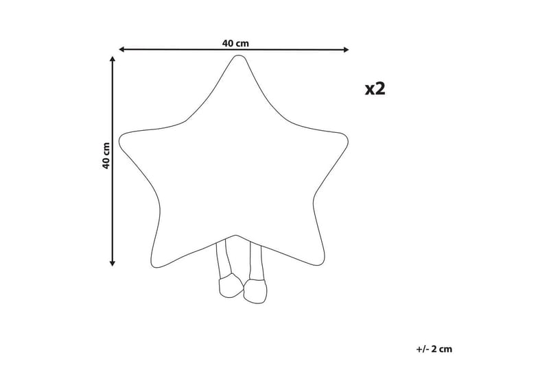 Pynteputer Starfruit-sett på 2 - Tekstiler & tepper - Pute & putetrekk - Pute utendørs