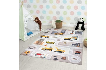 Rajender Barnteppe 120x160 cm Rektangulært - Lin - Tekstiler & tepper - Barnetekstiler - Teppe barnerom
