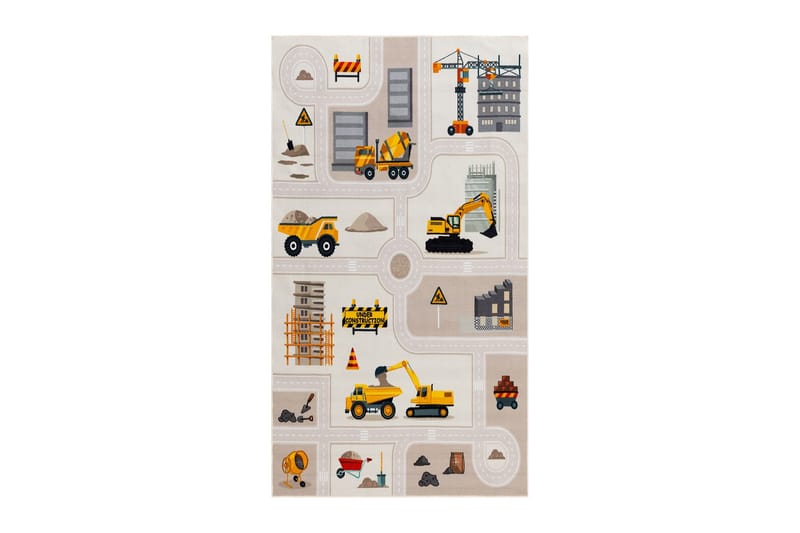 Rajender Barnteppe 80x150 cm Rektangulært - Lin - Tekstiler & tepper - Barnetekstiler - Teppe barnerom