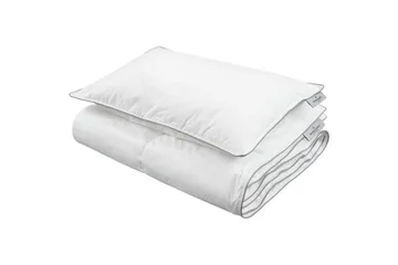 Barnedyne med pute sprinkelseng Lyxfiber 100x130 cm - Hvit - Tekstiler & tepper - Sengetøy - Dyne
