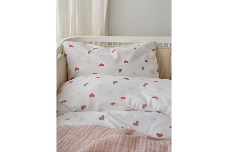 Dynetrekksett til Sprinkelseng 2-Delers Hjärttrud - beige - Tekstiler & tepper - Sengetøy - Dyne