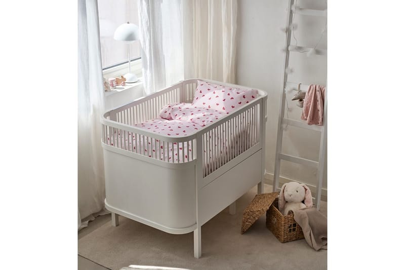 Dynetrekksett til Sprinkelseng 2-Delers Hjärttrud - Rosa - Tekstiler & tepper - Sengetøy - Sengesett - Dynetrekksett enkeltseng