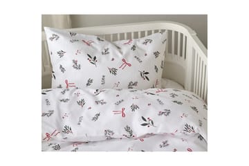 Dynetrekksett til Sprinkelseng 2-Delers Julkvisten Rød - Rød - Tekstiler & tepper - Barnetekstiler - Sengetøy barn - Sengesett barn