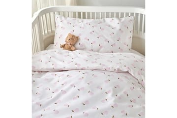 Dynetrekksett til Sprinkelseng 2-Delers Pære Rosa - Rosa - Tekstiler & tepper - Sengetøy - Sengesett - Dynetrekksett enkeltseng