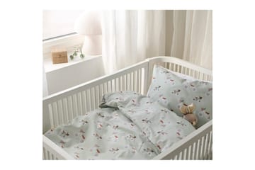 Dynetrekksett til Sprinkelseng 2-Delers Plingeling Grønn - Grønn - Tekstiler & tepper - Barnetekstiler - Sengetøy barn - Sengesett barn