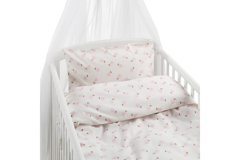 Dynetrekksett til Sprinkelseng 2-Delers Pære Rosa, Rosa