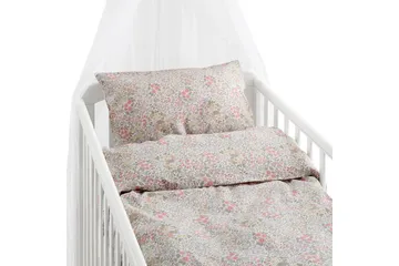 Dynetrekksett til Sprinkelseng 2-Dels Floret Sand - Brun - Tekstiler & tepper - Sengetøy - Sengesett - Dynetrekksett enkeltseng