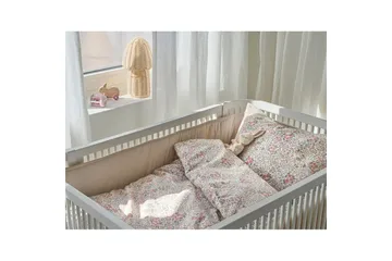 Dynetrekksett til Sprinkelseng 2-Dels Floret Sand - Brun - Tekstiler & tepper - Sengetøy - Dyne