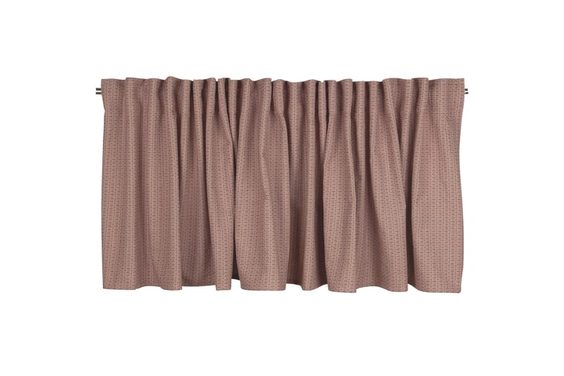 Sissel Gardinkappa 55 cm Beige/Red