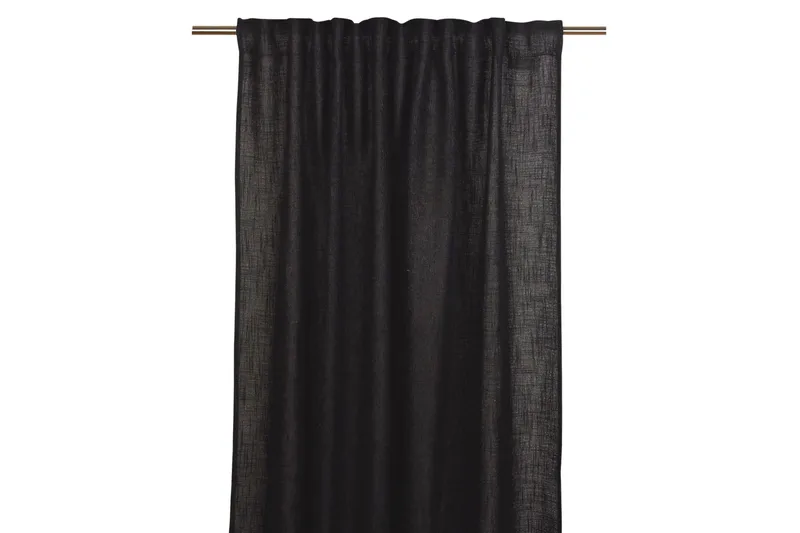 Brooklyn Gardinlengde 140x280 cm, Svart