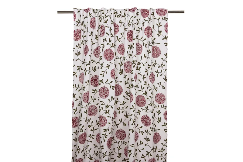 Noel Gardinlengde 120x245 cm, Hvit