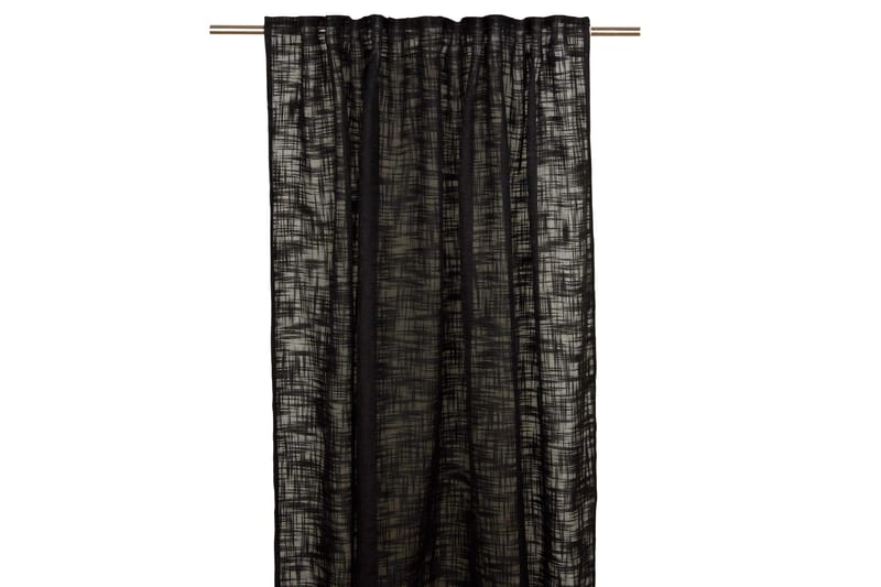 Jeff Gardinlengde 135x280 cm, Svart