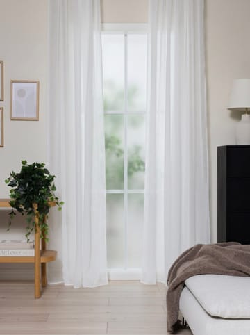 Gardin Alice 140x250 cm - Crème - Tekstiler & tepper - Gardiner - Gardinlengder - Leggbåndslengde
