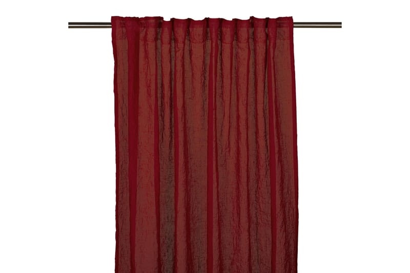 Gardinlengde Caroline Multibåndlengde 2-pk 240 cm Rød - Hanklengde