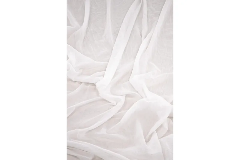 Elena Gardin 135x240 cm - Hvid - Tekstiler & tepper - Gardiner - Gardinlengder - Kanallengde