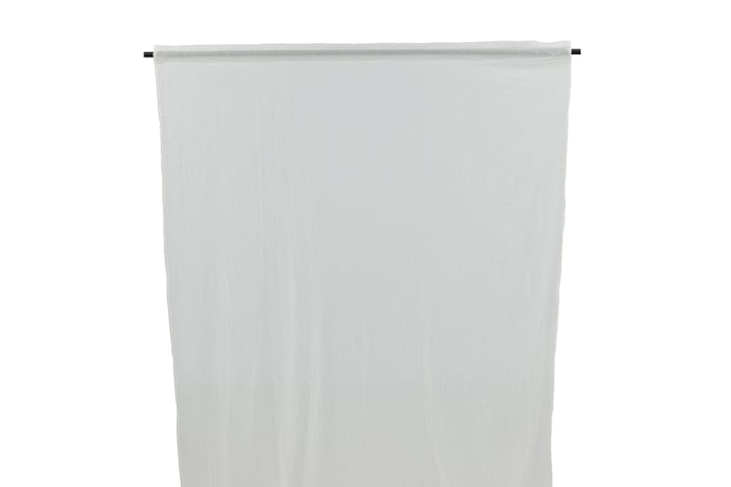 Elena Gardin 135x290 cm - Hvid - Tekstiler & tepper - Gardiner - Gardinlengder - Kanallengde