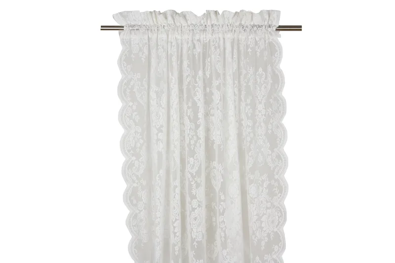 Ella Gardinlengde Kanallengde 2-pk 240 cm, Offwhite
