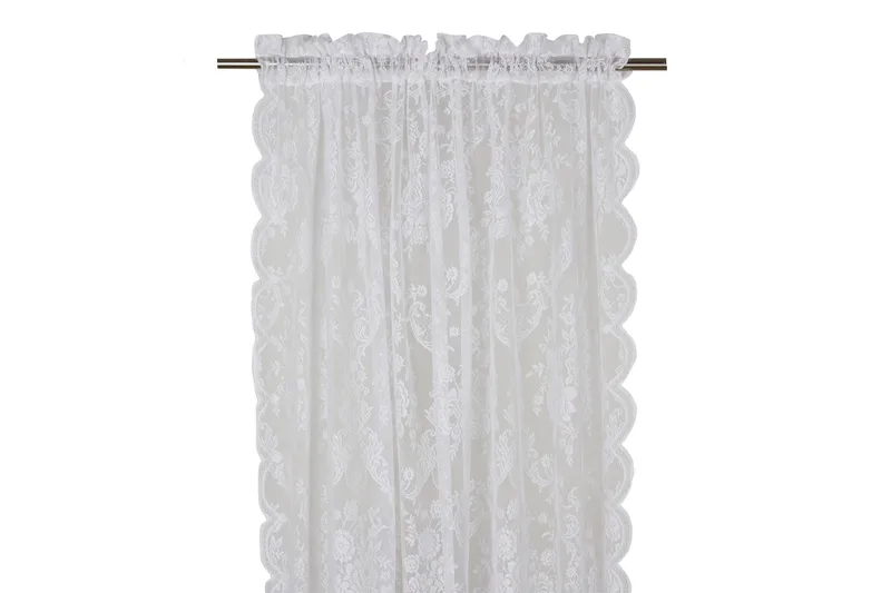 Ella Gardinlengde Kanallengde 2-pk 240 cm, Hvit