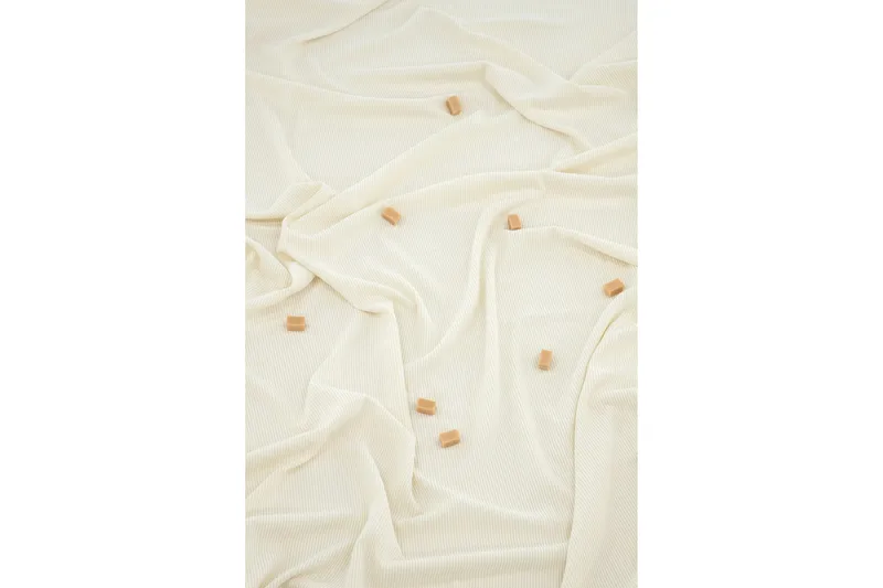 Elma Gardin 140x290 cm - Hvid - Tekstiler & tepper - Gardiner - Gardinlengder - Kanallengde