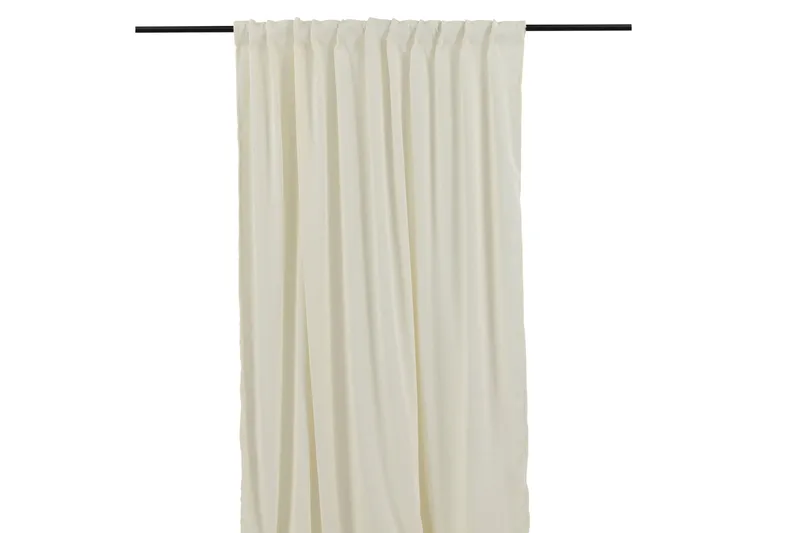 Elma Gardin 140x290 cm - Hvid - Tekstiler & tepper - Gardiner - Gardinlengder - Kanallengde