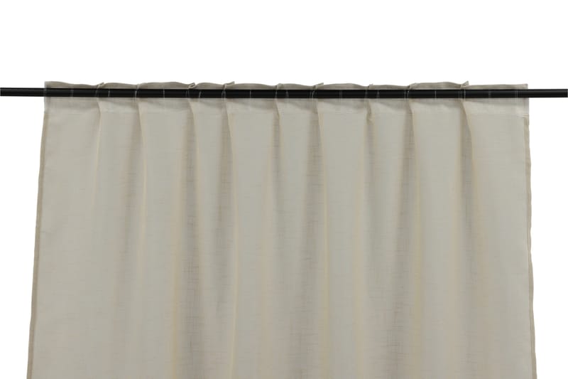 Kaya Gardin 140x240 cm - Beige - Tekstiler & tepper - Gardiner - Gardinlengder - Kanallengde