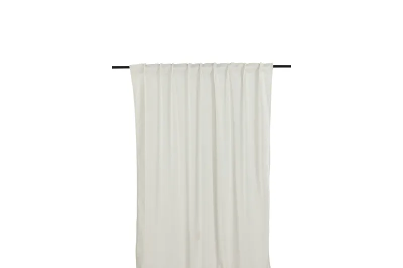 Mary Gardin 135x250 cm - Hvid - Tekstiler & tepper - Gardiner - Gardinlengder - Kanallengde