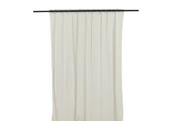 Mary Gardin 135x250 cm - Hvid - Tekstiler & tepper - Gardiner - Gardinlengder - Kanallengde