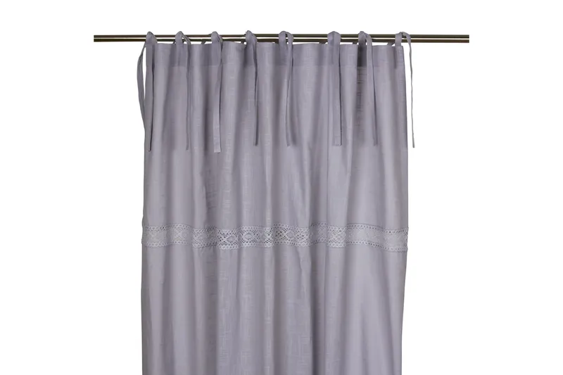 Capasin Knytegardin 2-pk 240 cm, Grå